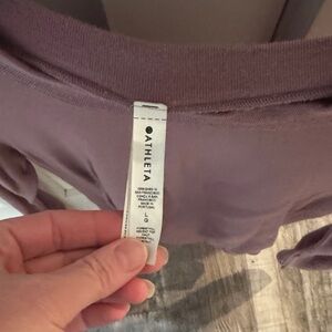 Athleta Lavender Long Sleeve Shirt